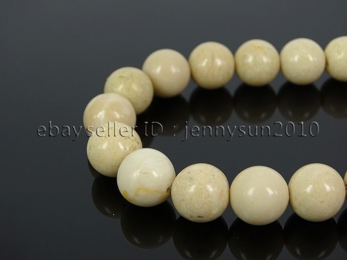 Natural Fossil River Stone Gemstone Round Loose Beads 15.5" 6mm 8mm 10mm 12mm - Picture 19 of 20