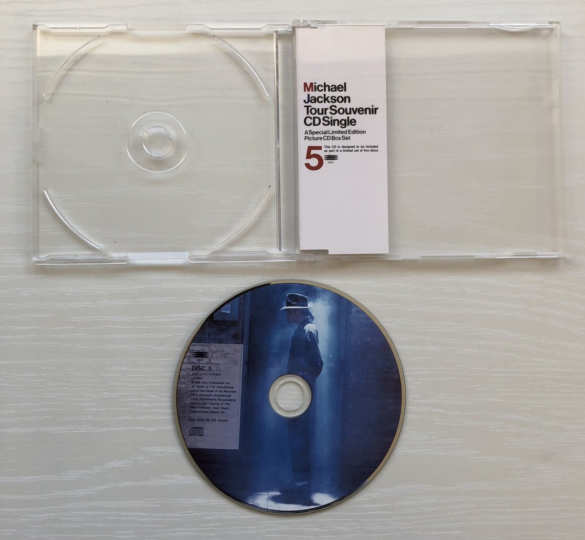 MICHAEL JACKSON CDs Tour Souvenir CDSingle Box Limited Japan