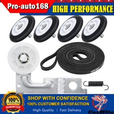 4581EL2002C Dryer Drum Roller Wheel and Shaft 4 Pack For LG Kenmore 4581EL2002H