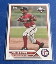 2023 Topps Pro Debut #PD-91 Armando Cruz Fredericksburg Nationals