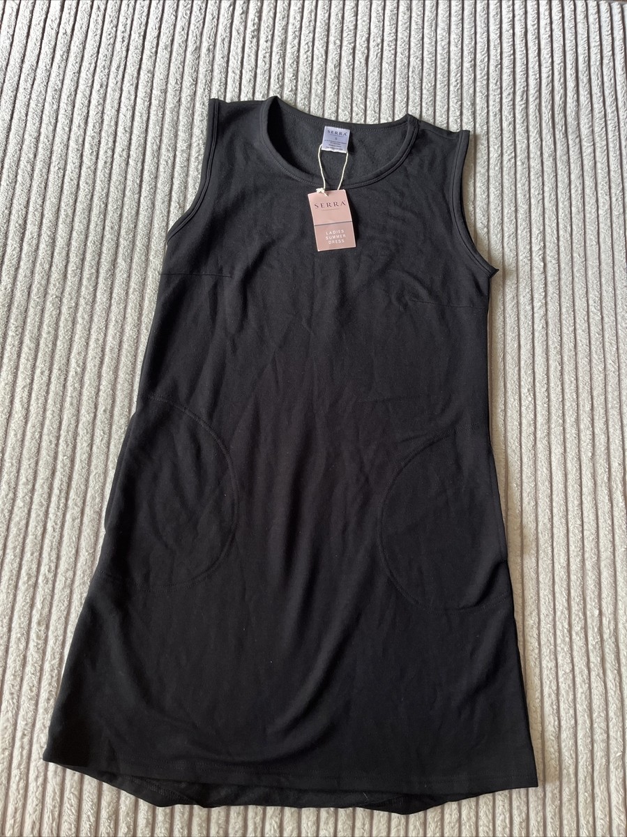 knee length dresses for ladies Sleeveless Shirt Dress Maxi Riviera Blue