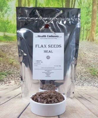 Flaxseeds Meal 450g - Health Embassy - Linseed Meal - 100% Natural