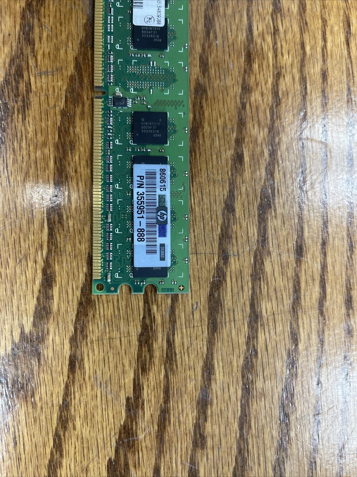 Infineon/HP PC2-4200U 512MB 533 MHz DDR2 (HYS64T64000HU-3.7-A) 240pin - Image 3 of 4