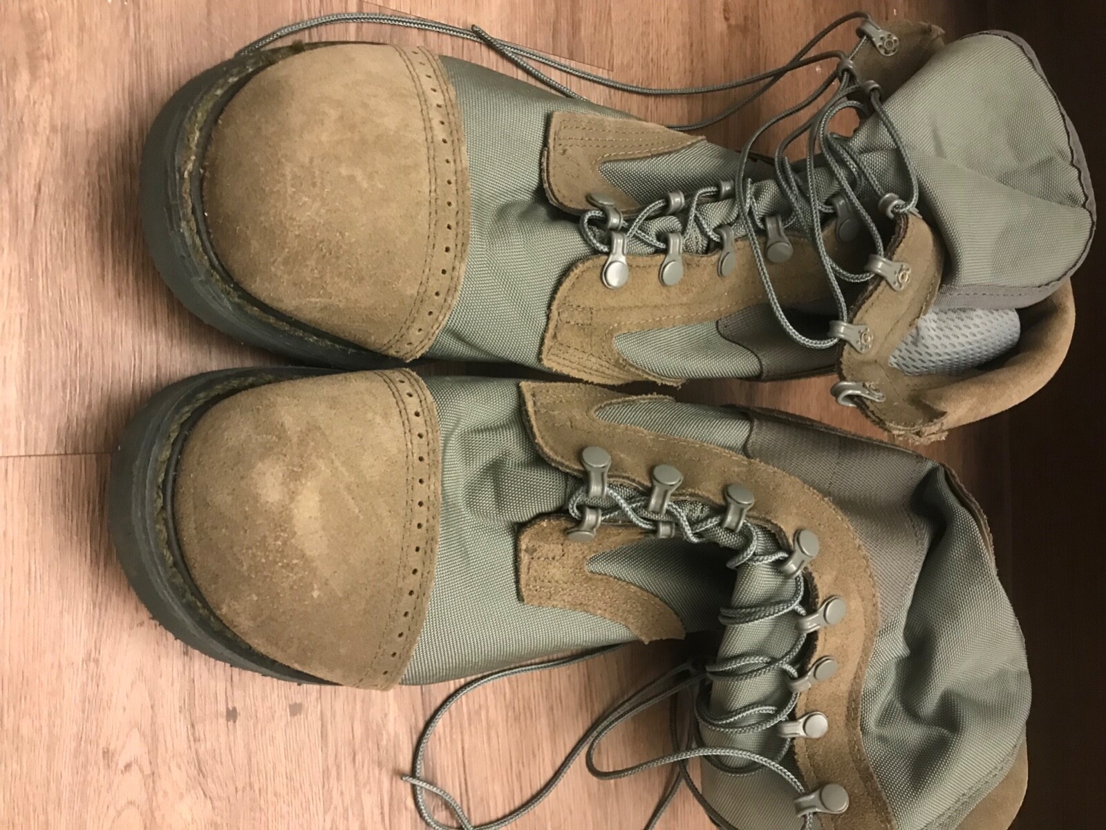 corcoran boots, siege and brown, size 