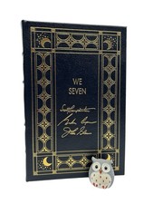 EASTON PRESS We Seven Carpenter Cooper John Glenn SIGNED Leather Astronauts NASA