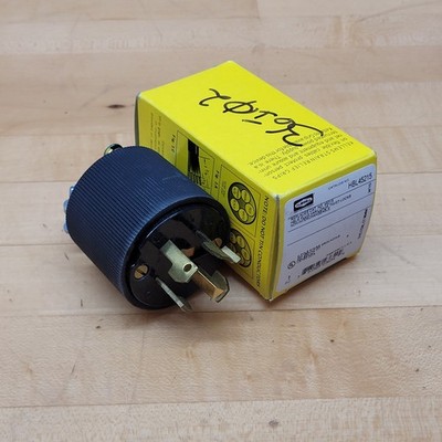 Hubbell HBL45215 Variload Twist Lock Plug, 30A, 250VAC/DC, 4 Pole, 5 Wire - NEW