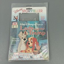 Lady & The Tramp Disney Storyteller Book And Cassette Tape Set VTG NOS Sealed