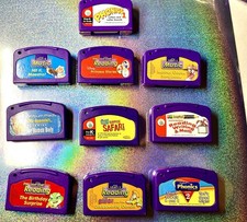 Leapfrog LeapPad Learning Game Cartridges ONLY  Lot of 10 Cartridges- 1