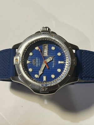 ORIENT RARE VINTAGE PRO DIVER, BLUE DIAL, 200M, ORIG., AUTO, 21J, SS, GOOD