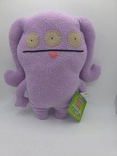 Uglydoll Citizens Quippy RARE 4 Purple Plush Monster 3 Eyes 2011 NWT No 42404