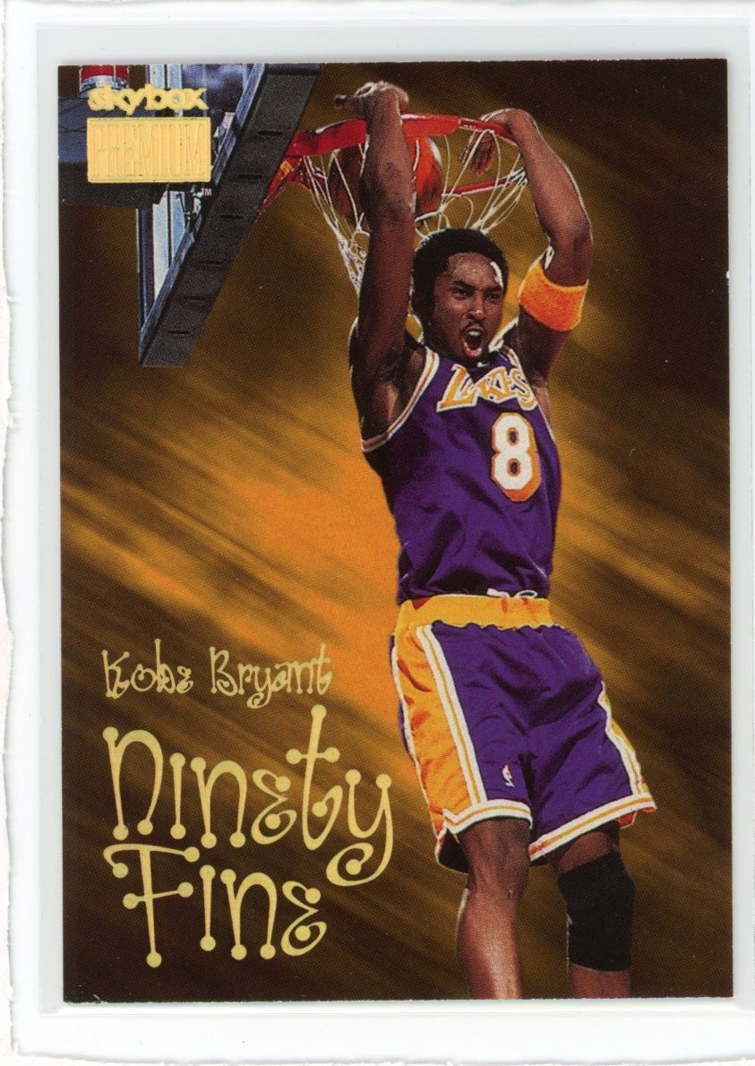 1998-99 Skybox Premium Basketball Ninety Fine #205 Kobe Bryant NM Lakers