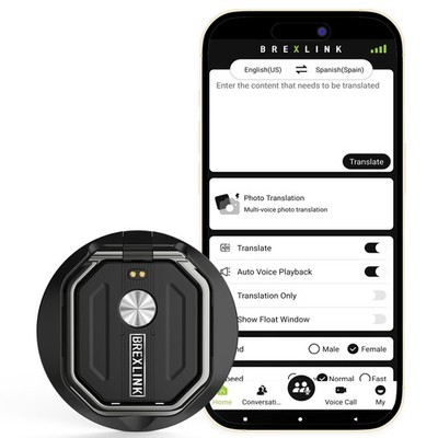 3-in-1 AI Translator Recorder, Language Translator Device, NO FEE for Translate