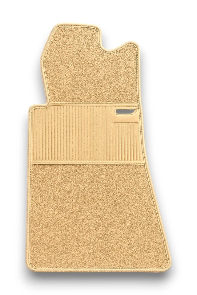 Комплект резиновых бежевых ковровых покрытий для Mercedes Benz SL R107 - Изображение 3 из 4