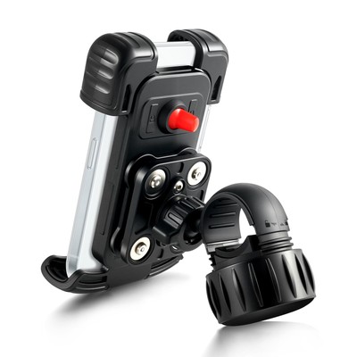 Motorcycle Phone Mount Holder with Vibration Dampener and Upgraded Handlebar ...