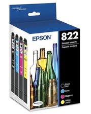 EPSON 822 Ultra Ink Standard Capacity Black/Cyan/Magenta/Yellow EXP 11/28