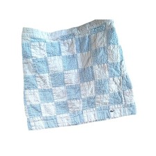 Vineyard Vines Girls  Seersucker Patchwork Skirt  Size 14  100 Cotton