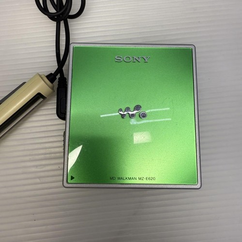 Sony Md Walkman Mz-E620 Verde Lettore Minidisco Portatile Vintage Audio Discman - Foto 2 di 7