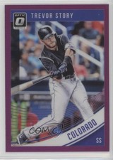 2018 Panini Donruss Optic Purple Prizm Trevor Story #88 fm0
