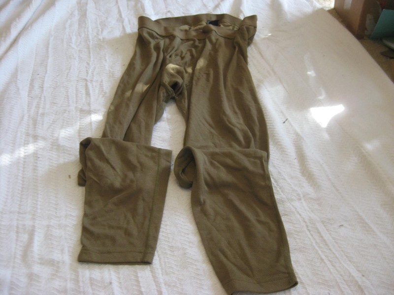 PCU LEVEL 1 SILK WEIGHT MOISTURE WICKING BROWN PANTS X-LARGE SEKRI NIP 5801