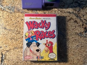 NES Nintendo Wacky Races CIB Complete in Box GENUINE AUTHENTIC TESTED RARE!!!