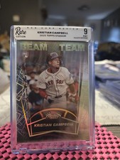 Kristian Campbell 2025 Topps Stadium Club SSP Beam Team Graded Rare Edition 9