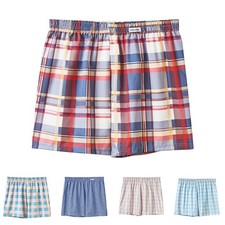 Men's Casual Loose Short Sleepwear Pants Mid Waist Trunks for Everyday Comfort