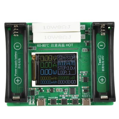 18650 Battery Capacity Tester internal Resistance Power Detector Auto Charging
