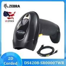 Symbol Motorola DS4208-SR00007WR 2D Handheld Barcode Scanner with USB Cable US