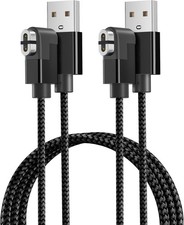 Durable 4FT Magnetic Charging Cable for Shokz Bone Conduction Headphones, 2-Pack