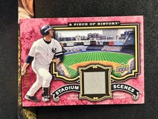 2009 A Piece of History Stadium Scenes Red Jorge Posada Jersey /180