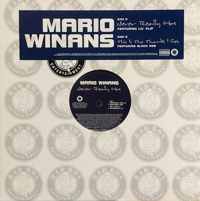 Mario Winans - Never Really Was / This Is The Thanks I Get (12'', Promo)