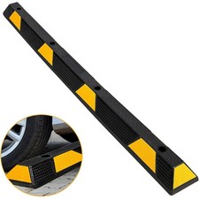 1/2 PCS 72" Rubber Parking Curb Heavy Duty Parking Lot Stopper Floor Stopper