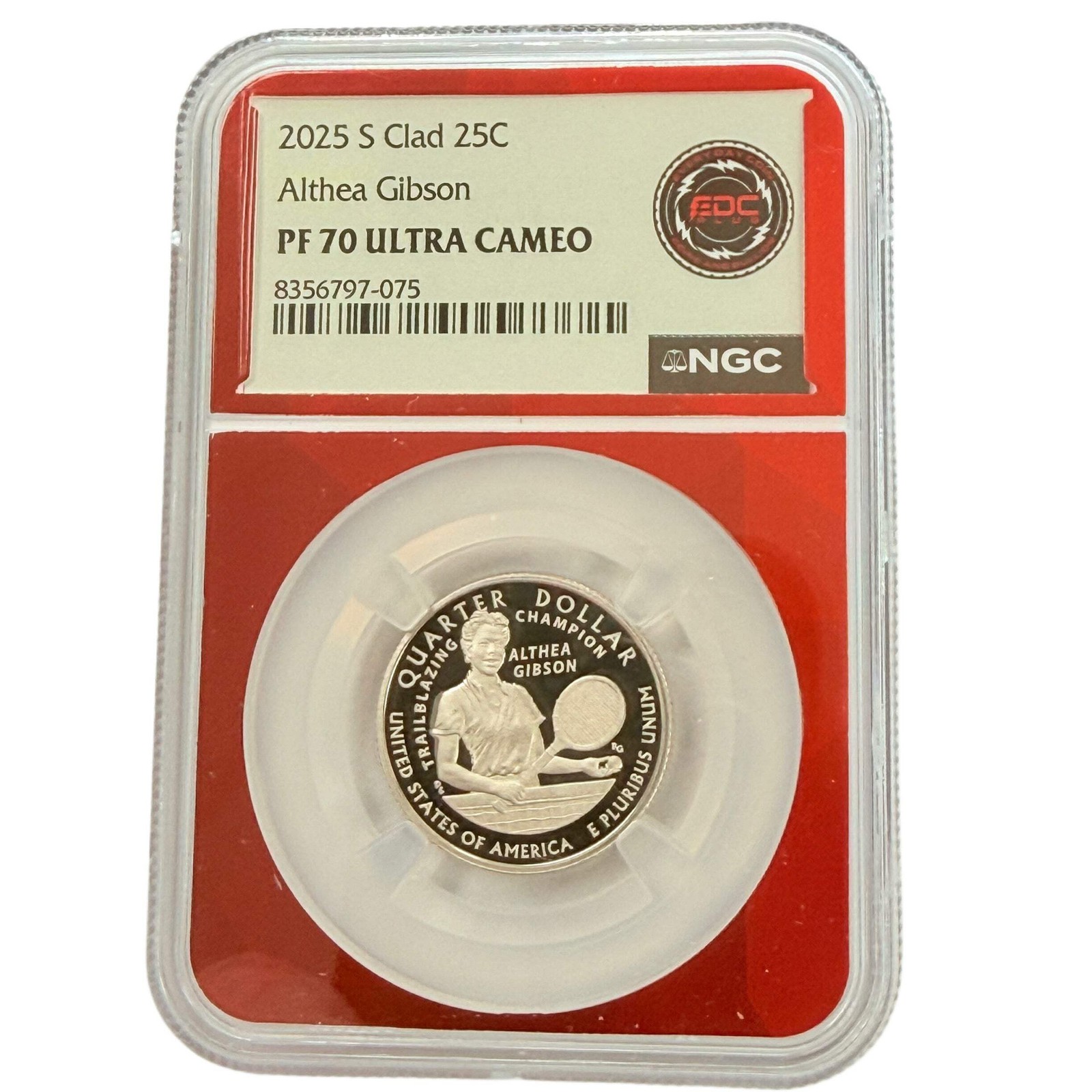 2025-S Althea Gibson Women's Quarter NGC PF70 Ultra Cameo
