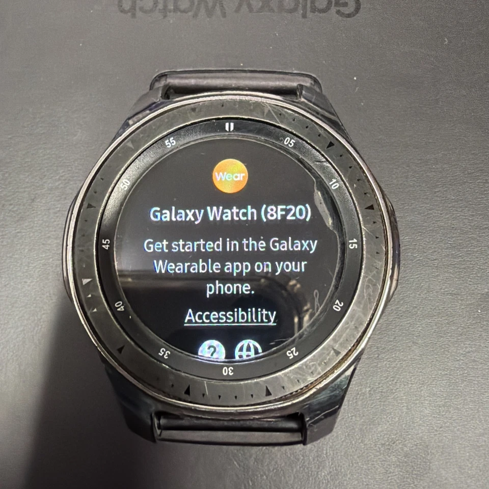 Samsung Galaxy Watch 46mm,Silver,Stainless Steel Case, Complete, Fully Working., photo 4 of 5