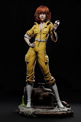 April O'Neil TMNT (3D) Maßstab 1:8/1:12 3D gedruckter Modellbausatz unbemalt ungebaut
