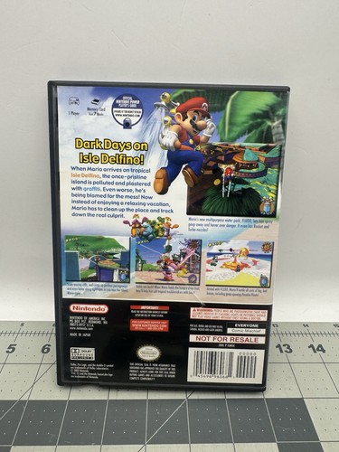 Super Mario Sunshine (Nintendo GameCube, 2002) CIB with Manual - Picture 4 of 6