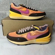Nike Waffle One Exeter Edition Orange Pulse WOMEN'S Sz 6.5 DM8114-800