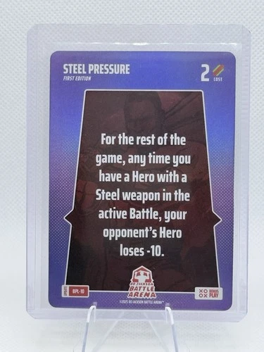 2025 Bo Jackson Battle Arena Update Steel Pressure Bonus Play Foil RC)