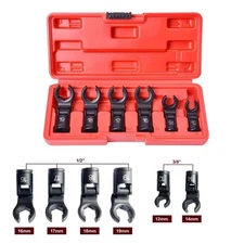 Socket Wrench Set Crows Foot Wrench 6-Point Socket Design DIY Enthusiasts Tools