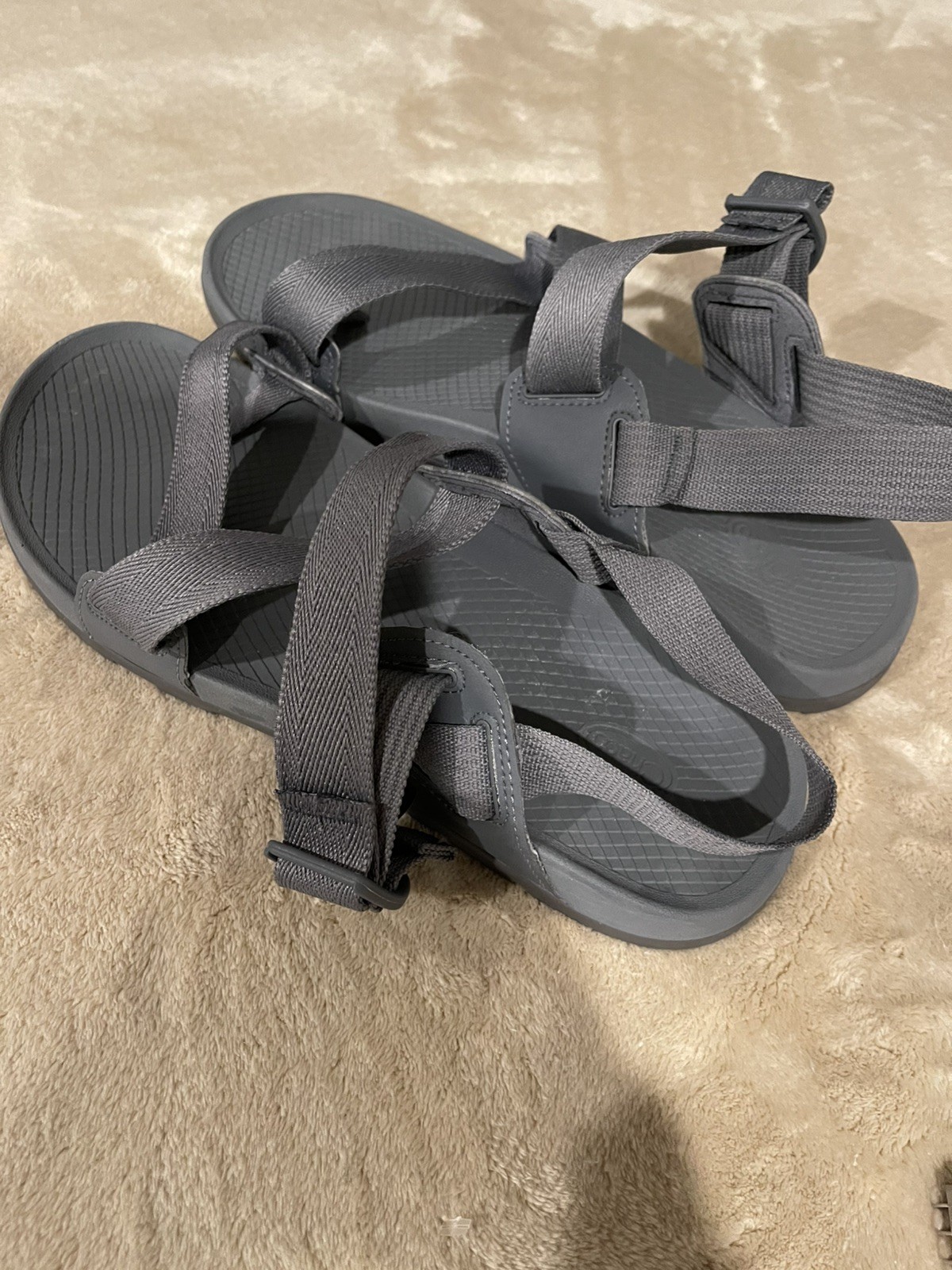 Chaco Lowdown 2 Sandals Gray Adjustable Straps Me… - image 1