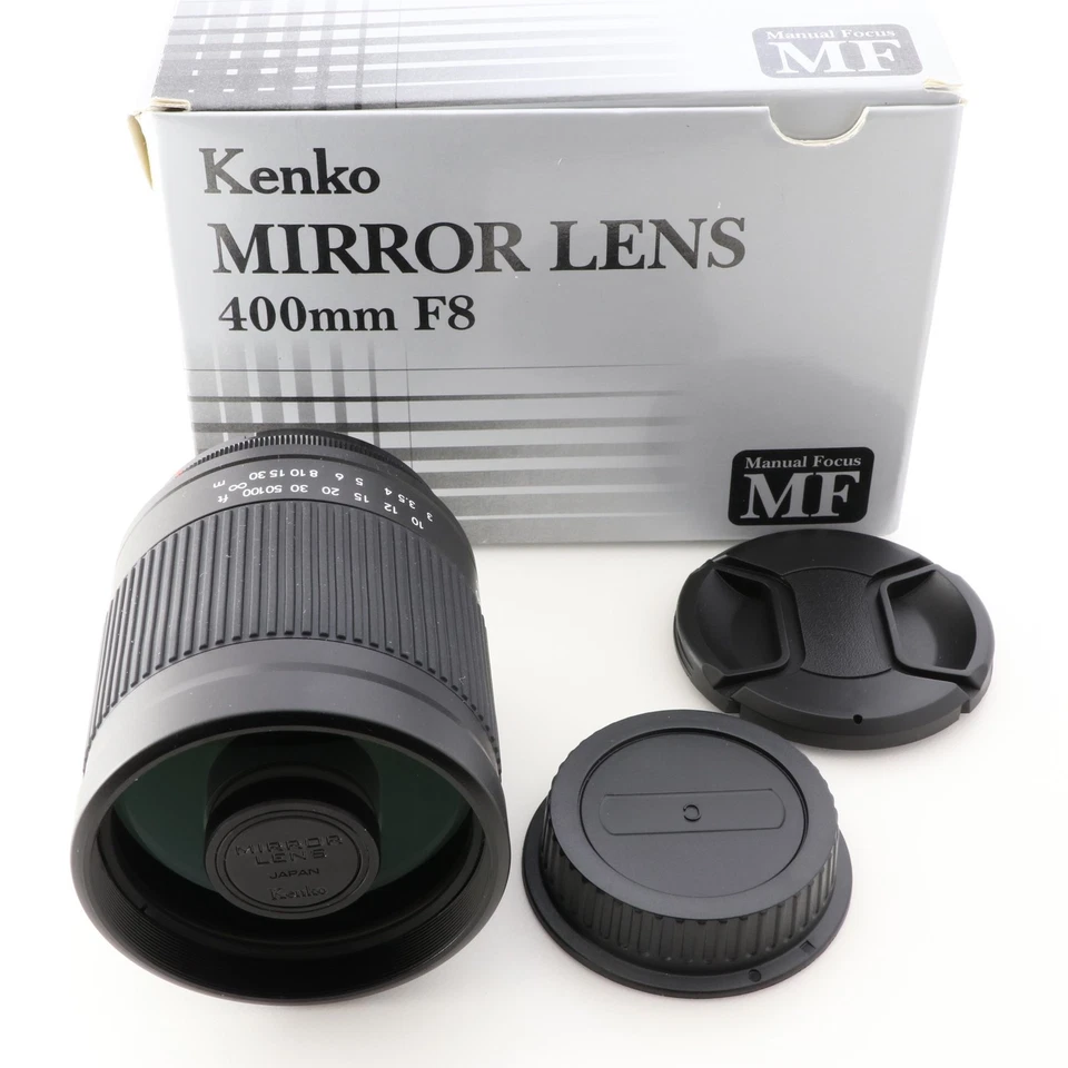 KENKO MC MIRROR MF LENS 400mm f8 for Canon EF Mount in Box [Top MINT] From JAPAN - Image 2 of 4