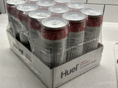 Huel Energy+ Watermelon Energy & Fitness Drink 12 Pack 355ml Cans Energy Drink