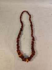 Genuine Amber Necklace Raw Natural Jewelry 68 G