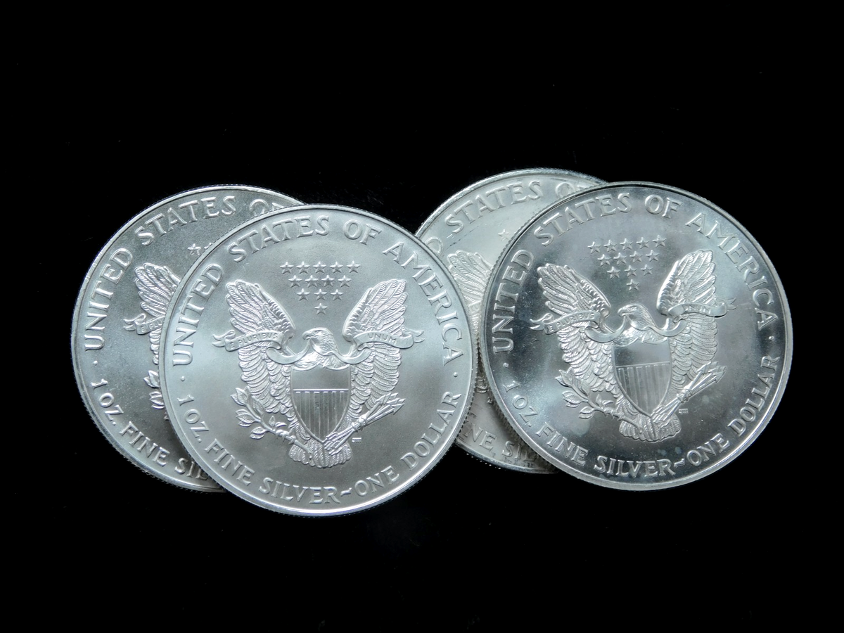 1993, 1994, 1995, & 1996 $1 American Silver Eagles | eBay