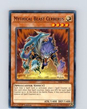 Yu-Gi-Oh TCG Mythical Beast Cerberus SR08-EN008 1st Edition Common Card NM