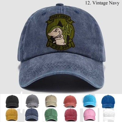 Custom Embroidered Hat Us Coast Guard Port Security Unit Psu-308, Trucker Hat