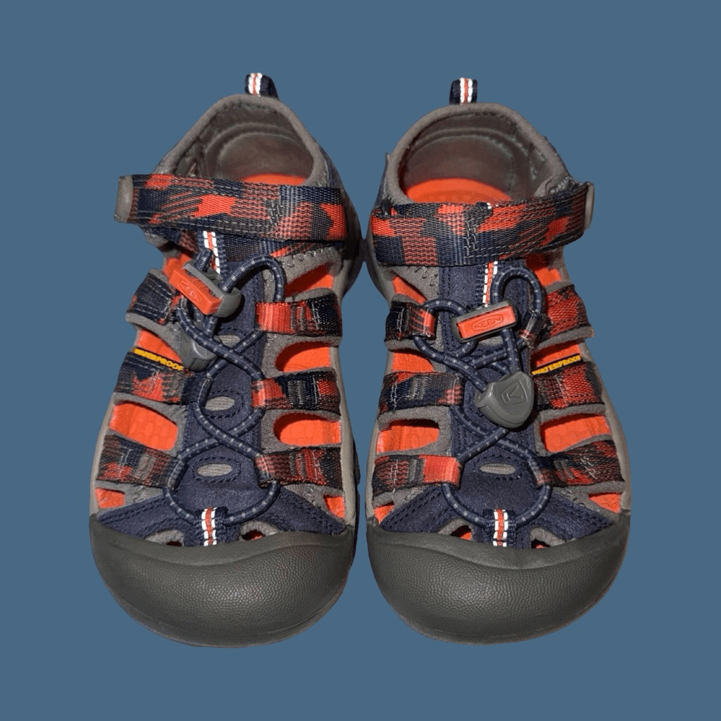 Sandalo sneaker koi blu vestito Keen Newport H2 bambino taglia 12 C