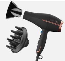 Conair Infiniti Pro Full Body Shine Pro Dryer W/ Diffuser Ceramic Tech Black