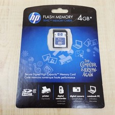 HP Flash Memory Card 4GB SDHC New Sealed NOS ...