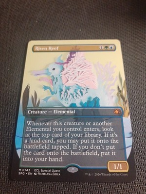 0143 Risen Reef - Lorwyn Eclipsed - Borderless Special Guest - MTG